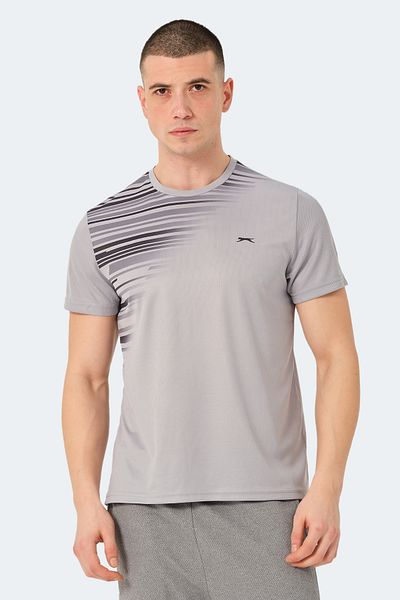 Slazenger Ανδρικό γκρι μπλουζάκι RAVEN