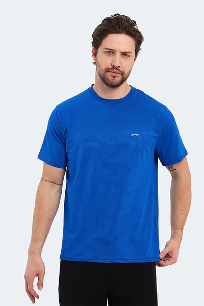 Slazenger OSWIN KTN - Ανδρικό μπλουζάκι Saks Blue