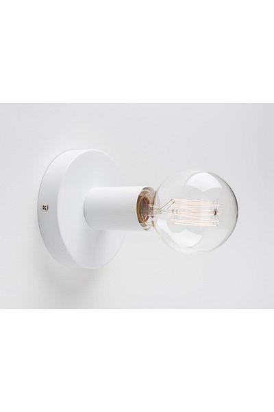RİOLİGHT White Retro 4 Modern Metal Wall Sconce with 1XE27 Lampholder - Rustic 4