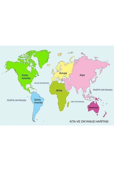 SIRADIŞI REKLAM 70*100 CM Continent and Oceans External Vinyl