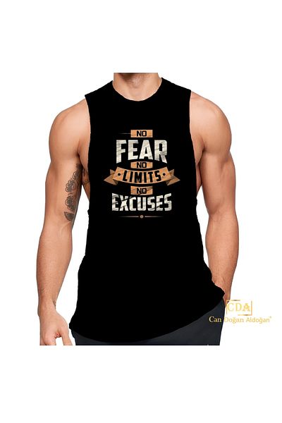 CDA BLACK SPORTSMAN TANK TOP NO FEAR