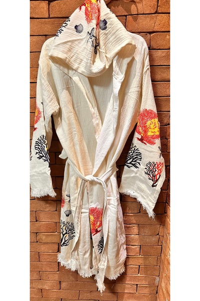 OTELİMTEKS MUSLİN BORNOZ