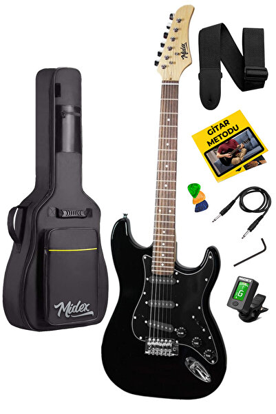 Midex Outlet Ürünü Rph-3bk-out Strat Kasa Sss Elektro Gitar