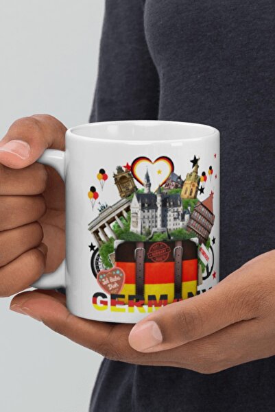 Dünyadan Hediyeler 2 Pieces of Travel Souvenir - Germany Mug Cup Germany Mug
