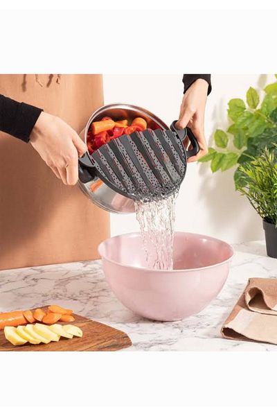 QLUX IDEAS ACORDYON COOKER STRAINER QLUX IDEAS