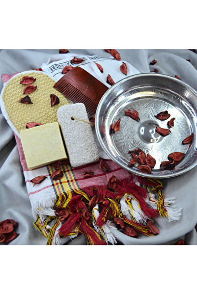 CNGZSHOP Lüxs Paket Hamamseti & Duş & Banyo & Peştemal & Kese Seti