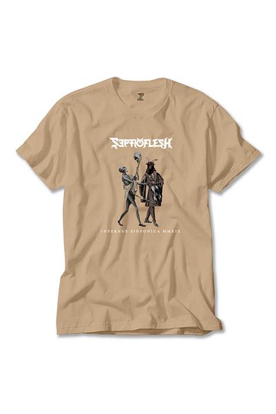 Z zepplin Κρεμ μπλουζάκι Septicflesh Infernus Sinfonica MMXIX