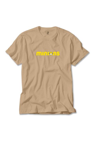 Z zepplin Minions Logo Cream T-Shirt