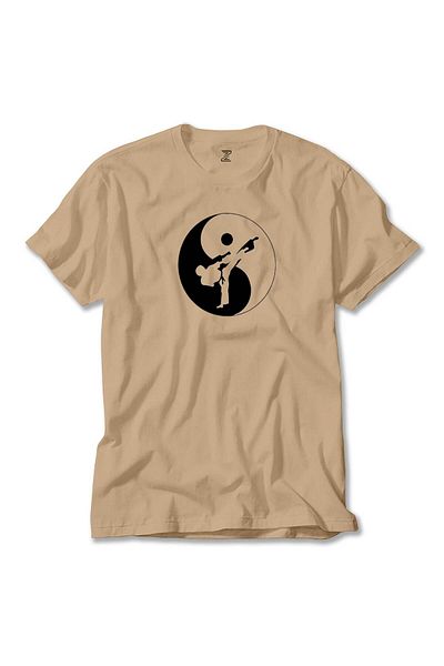 Z zepplin Κρεμ μπλουζάκι Karate Symmetry Martial Arts