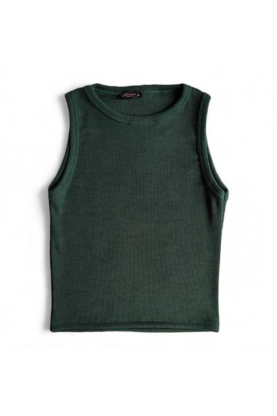 ModaDeniz Jeans Moda Deniz Women's Halter Neck Corded Tank Top
