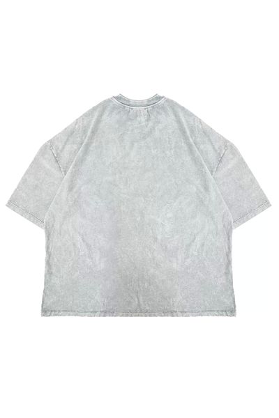 Sekizbiraltı Unisex Oversize Λευκό T-Shirt - Nothing Kills You Printed
