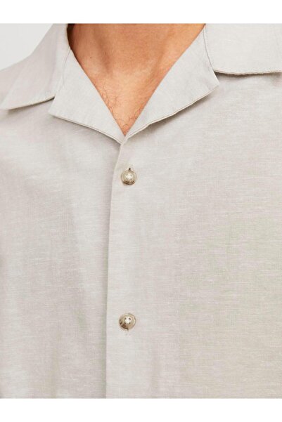 Jack & Jones Λινό πουκάμισο Jack Jones JJESUMMER RESORT ΠΟΥΚΑΜΙΣΟ ΜΙΚΤΟ ΛΙΝΟ SS SN 12248382