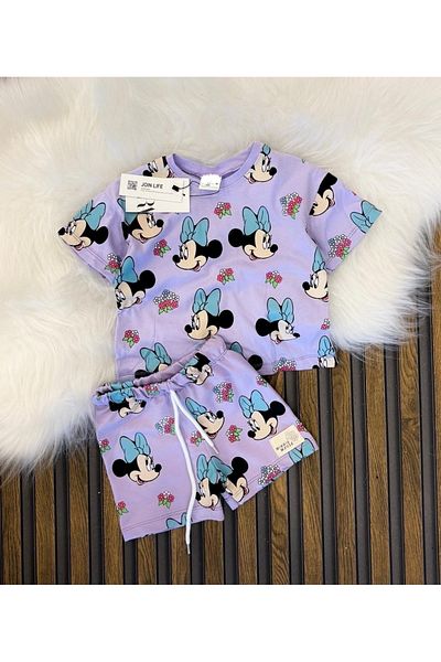 MİLANO KİDS Girl's Summer children's bottom top suit