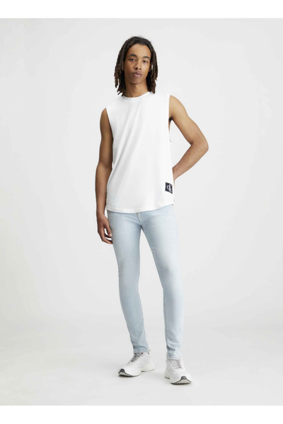 Calvin Klein Jeans Beyaz Erkek Atlet J30J325529YAF