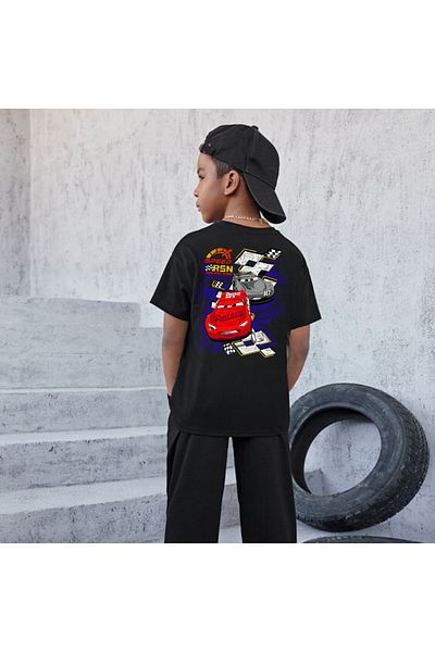 Touz Moda Παιδικό μπλουζάκι McQueen με στάμπα