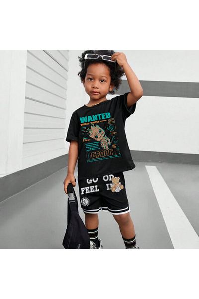 Touz Moda Wanted's Kids - Printed Comfortable T-Shirt