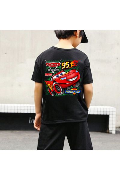 Touz Moda Παιδικό μπλουζάκι McQueen με στάμπα