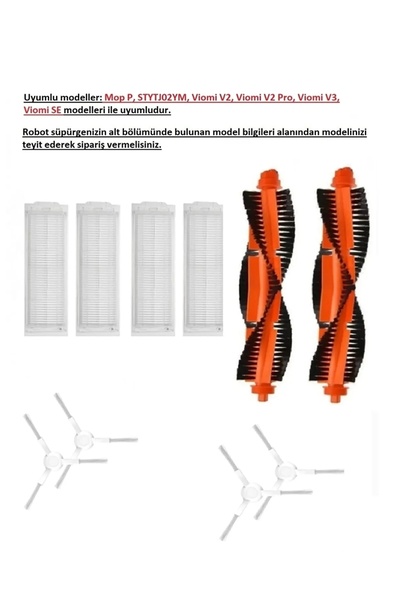 LİN GRUP XIAOMI Mi Robot S10 - Μοντέλο BHR5988EU με συμβατά ανταλλακτικά