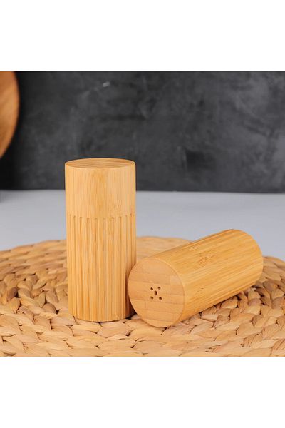 MİEN Mien Bamboo Salt Pepper Shakers