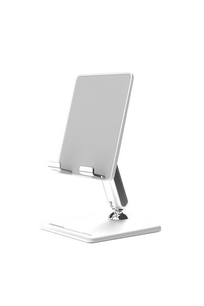 Promate ArticView Katlanabilir Ergonomik Tasarım Tablet / Telefon Tutucu Beyaz