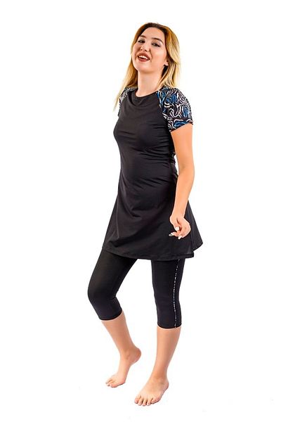 TESMAY OFFICIAL SEMI COVER TESETURY SWIMSUIT