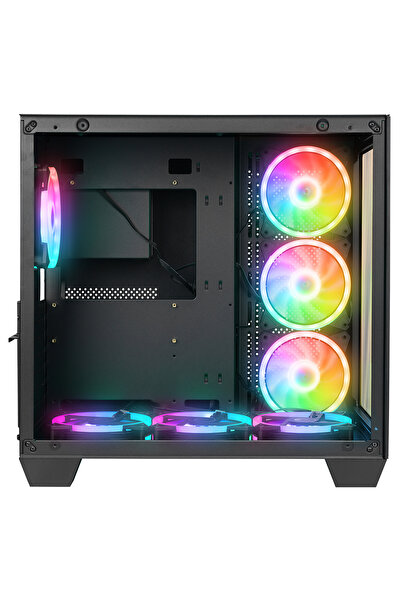 Zeiron Corvus X10 Ryzen 5 5600 32GB Ram 1TB NVMe M.2 SSD RTX3050 8GB Sıvı Soğutmalı Oyuncu Bilgisayarı