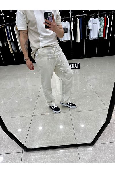 Tarz Cool Ανδρικό παντελόνι Jogger - Κανονική εφαρμογή