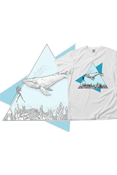 Hellbender Triangle Of Love Baskılı Oversize T-Shirt