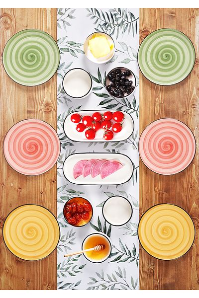 ŞURA MUTFAK Gusto 14 Piece Breakfast Set for 6 Persons