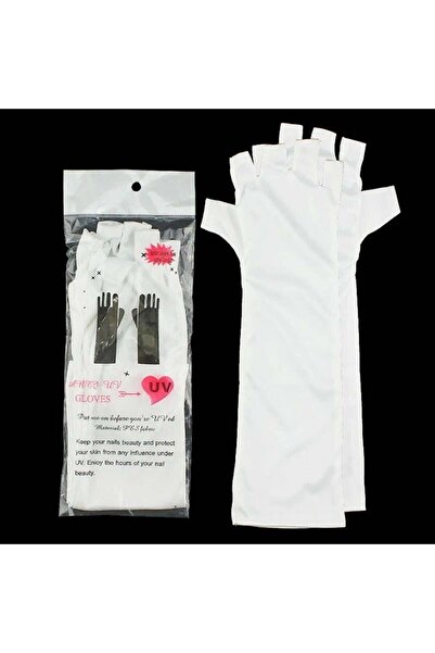 ELLEA NAIL Beyaz Koruyucu Uv Eldiveni 1 Çift
