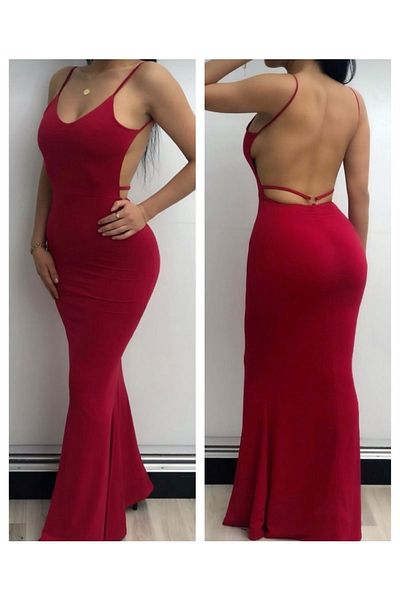 LAST POINT LİFE Back Low-cut Long Dress