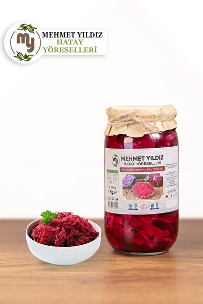 MY Ev Yapımı Mor Lahana Turşusu 1kg
