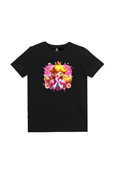 EZ Design تيشيرت مطبوع عليه أميرة ماريو