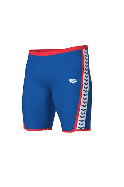 ARENA Men's Swimsuit - Icons Jammer (Blue/Red)