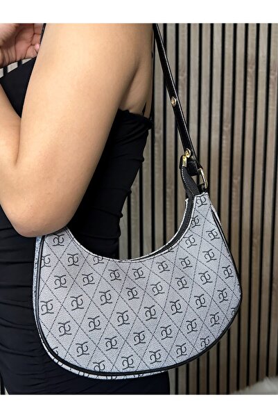 Allyup Сіра одноочна регульована сумка через плече - малий розмір, проста 4005