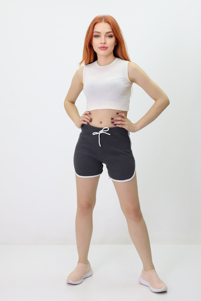 Get Crazy Cotton Striped Shorts