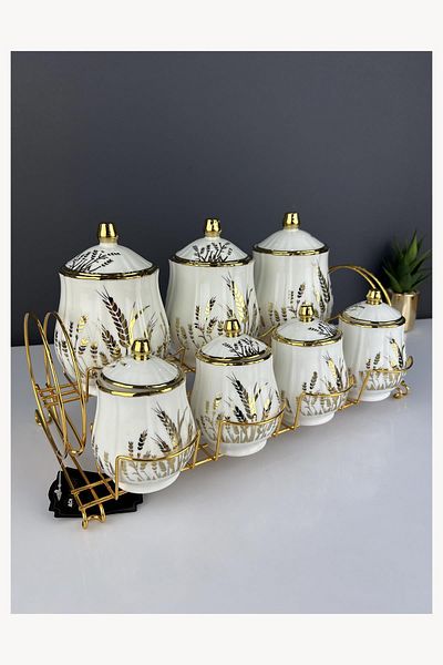 ACAR Joyce Luxury Porcelain 7-Piece Spice Set