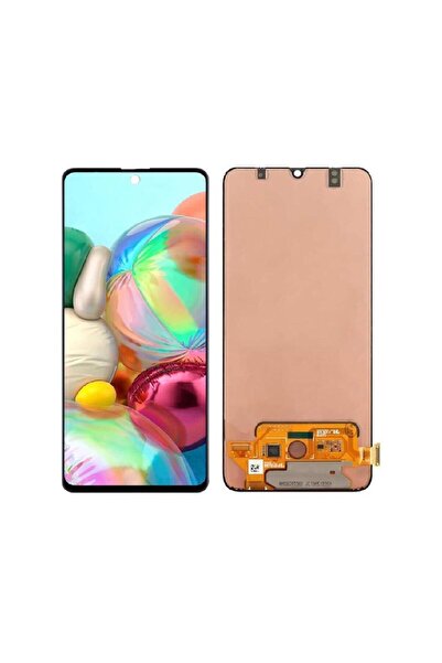 TeknoPrime Samsung Galaxy A71 A715F ile Uyumlu Oled Ekran Dokunmatik Tam Ekran