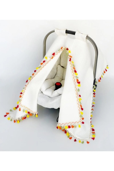 grow with muslin Copy - 100% Cotton Multi-Purpose Honeycomb Pique Stroller Co...