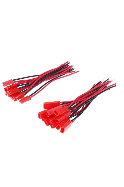 Maroces 10 ADET 2 Pin 2.25mm JST Kablo (Erkek Dişi Takım) 10cm
