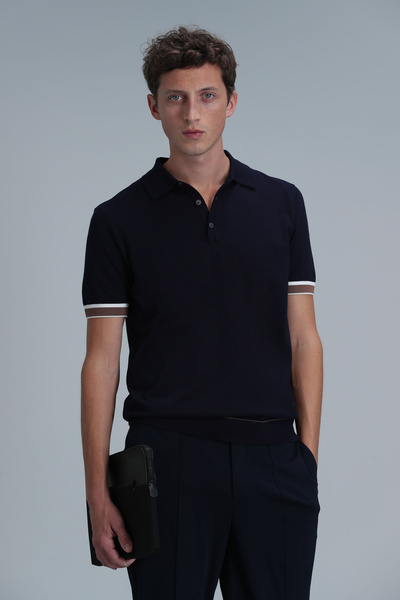 Lufian LUFİAN Mark Erkek polo yaka triko 90088