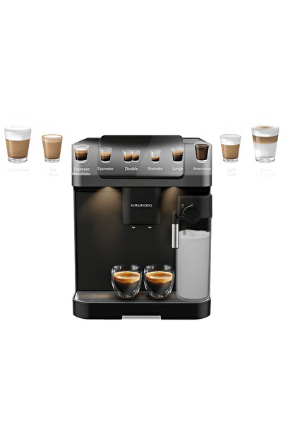 Grundig 2 Litre Kapasiteli Delisia Coffee Tam Otomatik Süt Hazneli Espresso Makinesi