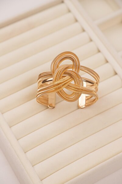 Sacha Accessories Figured Gold Bracelet