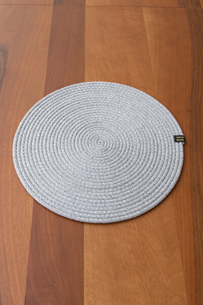 SWEETEİ TEKSTİL 4 штуки сірого джуту Супла / Американська сервіровка Lux Підс...