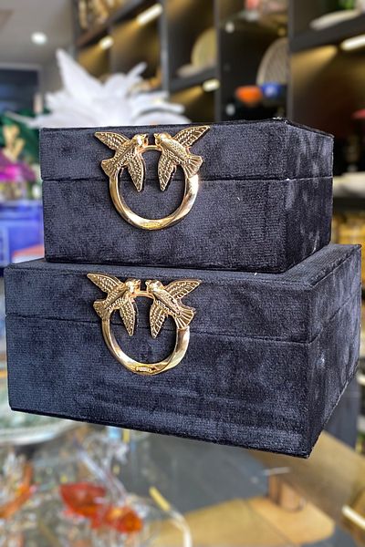 LEMİ DEKORASYON Double Suede Decorative Box