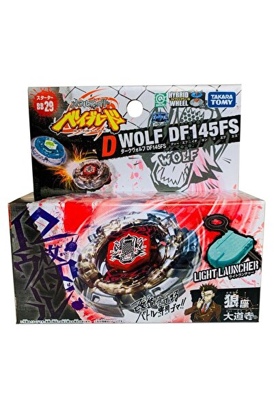 BEYBLADE Takara Tomy Metal Fusion Dark Wolf DF145FS bb-29 BB29 Bb 29 Fırlatıc...