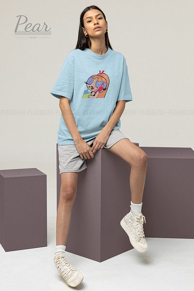 Pear Wear Μπλουζάκι Powerpuff Girls Blossom Printed Unisex T-shirt Oversize