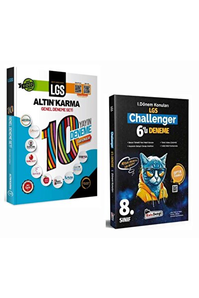 Altın Karma Yayınları LGS ALTIN KARMA GENEL DENEMESİ VE KAFADENGİ YAYINLARI L...