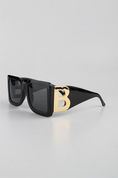Silvio Monetti Women's Sunglasses - Black UV400 Filter, Model615389