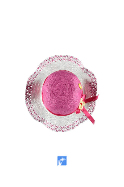 Kardelen Butik Denizli Ψάθινο καπέλο για κορίτσια (Ηλικίας 5-9 ετών)